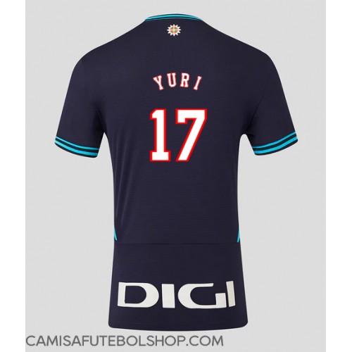 Camisa de time de futebol Athletic Bilbao Yuri Berchiche #17 Replicas 2º Equipamento 2025-26 Manga Curta Camisa de time de futebol Athletic Bilbao Yuri Berchiche #17 Replicas 2º Equipamento 2025-26 Manga Curta